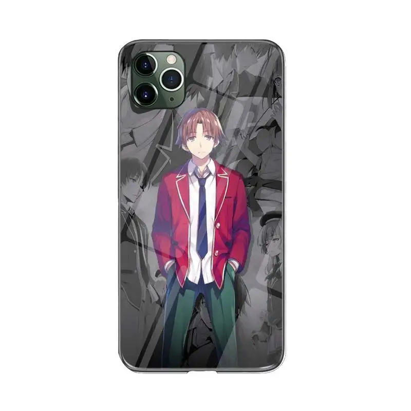 

FHNBLJ Glass phone case Phone Case For iPhone 12 mini 12 PRO Max 11 pro XS MAX 8 7 6 6S Plus X XR cover