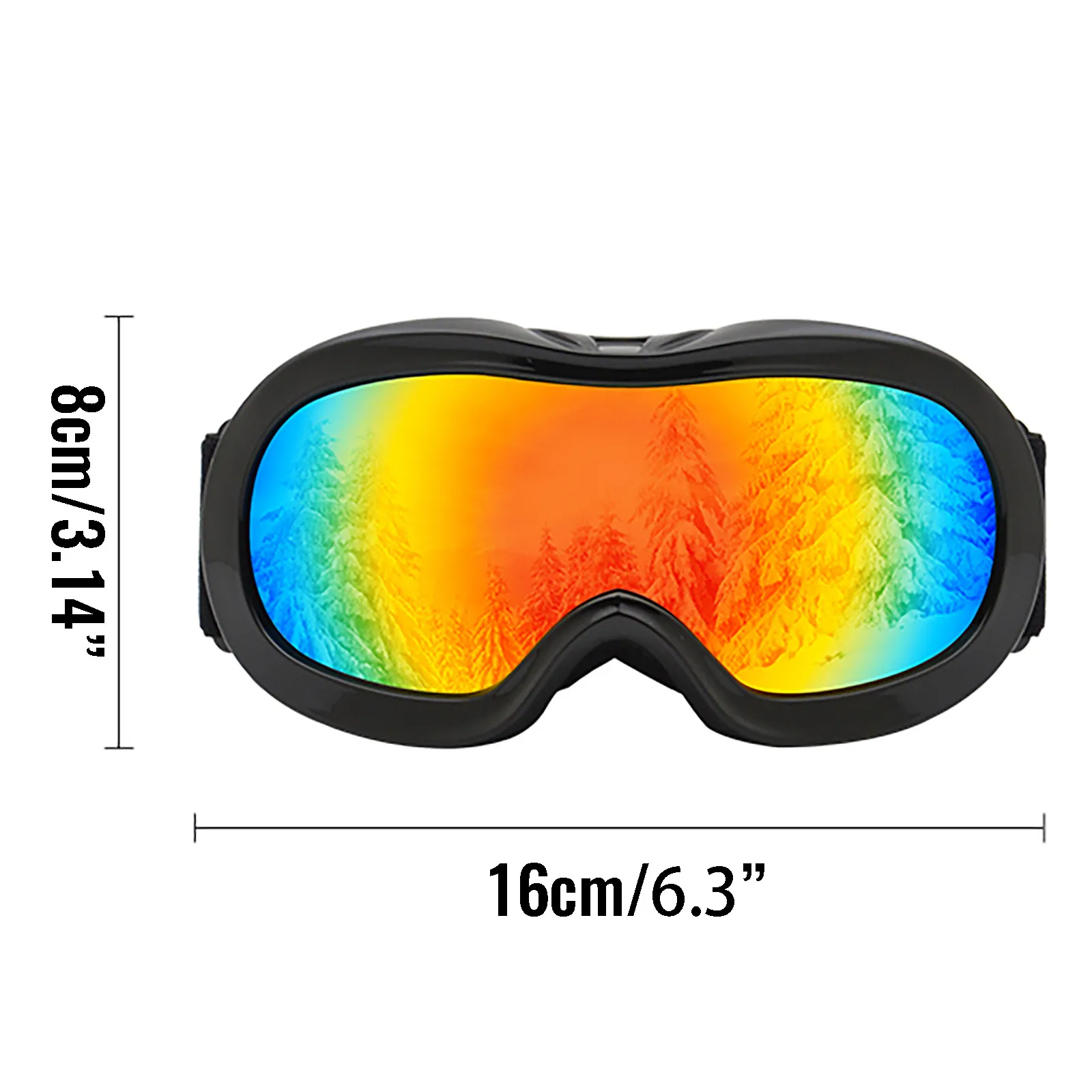 Детские лыжные очки снег 4 вида цветов Солнцезащитные ветрозащитный