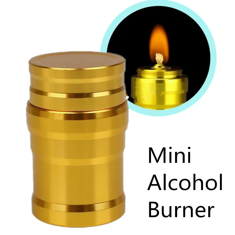 

Advanced Portable 10ml Hiking Travel Lab Equipment Convenient Aluminum Durable Heating Lamp Alcohol Burner Home Supplies