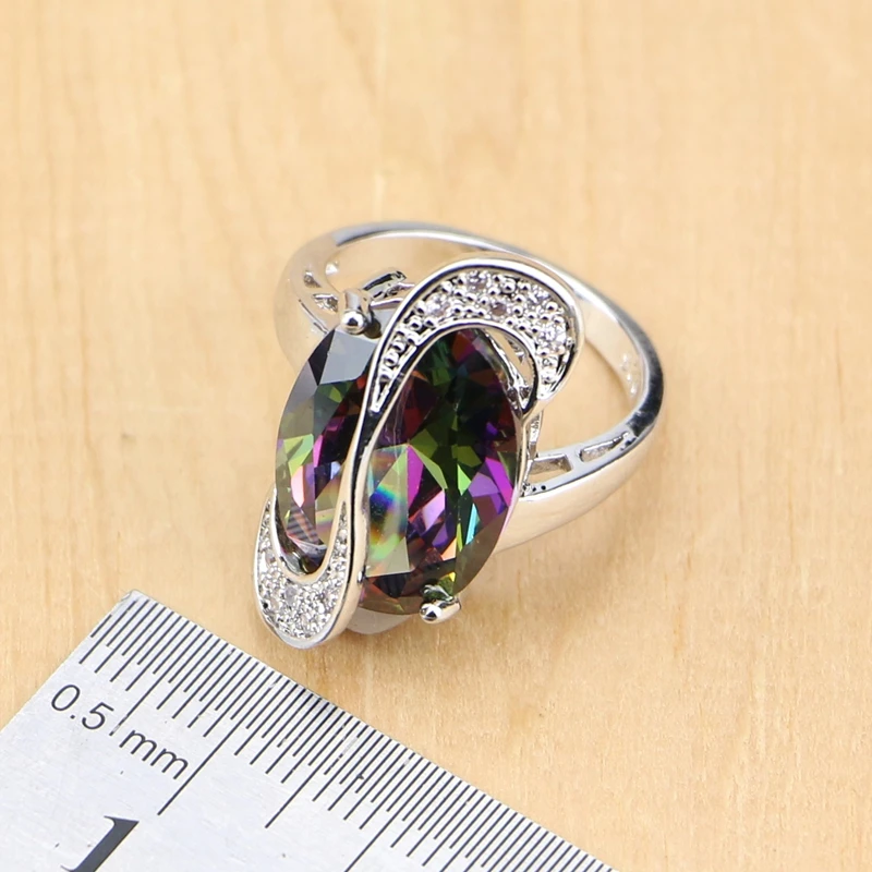 Женский ювелирный комплект из колье и серёг серебра 925 пробы|cubic zirconia jewelry set|jewelry