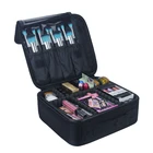 Профессиональная косметичка QEHIIE, чехол-органайзер для косметики, Большая вместительная сумка для хранения косметики