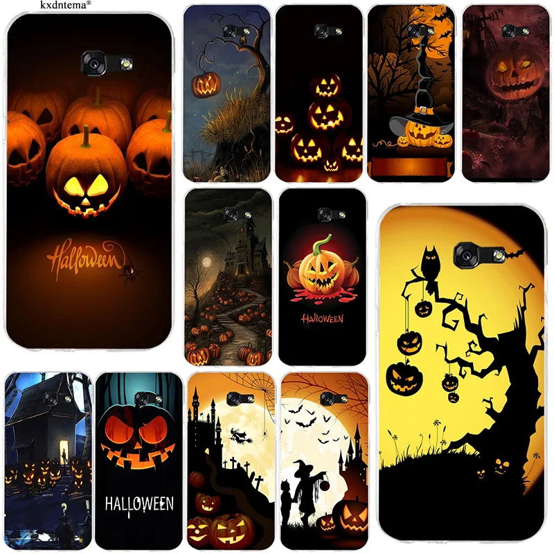 Тыква для Хэллоуина летучая мышь Ведьма и рисунком с надписью Boo чехол телефона