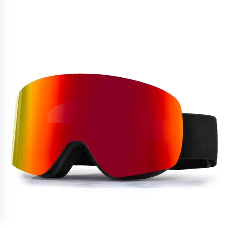 

Ski goggles buckle type cylindrical double layer anti-fog outdoor ski goggles