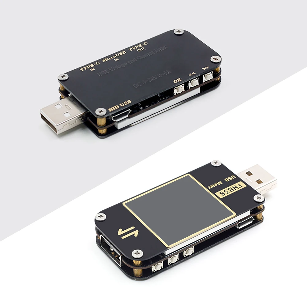 FNB38 USB ЖК-вольтметр тока QC4 PD3.0 2 0 PPS Быстрая зарядка протокол тестер
