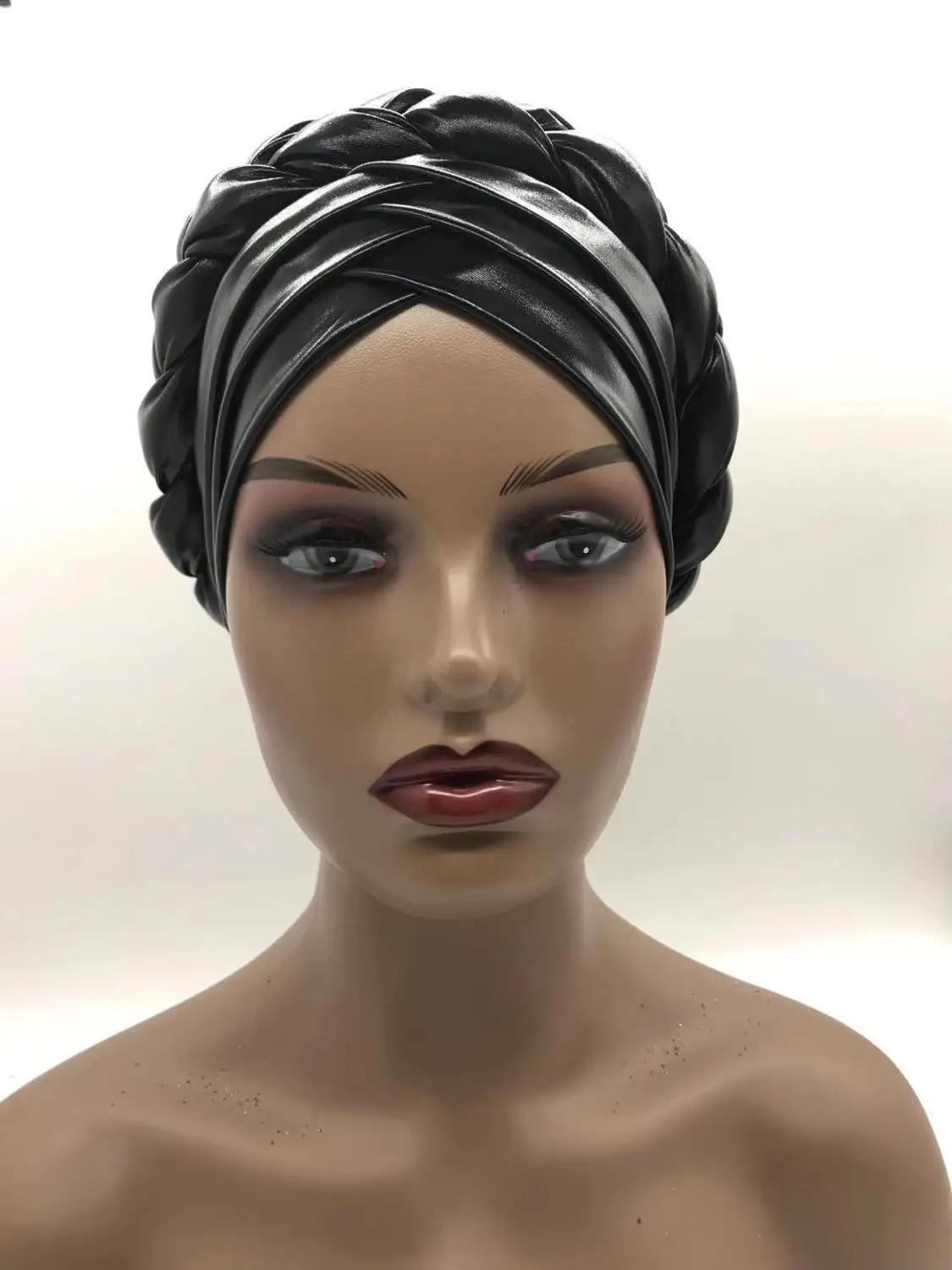 

latest aso oke auto gele headtie 2021 Already Handmade african Cap Nigerian Wedding Gele women braid turbans Ladies head wraps