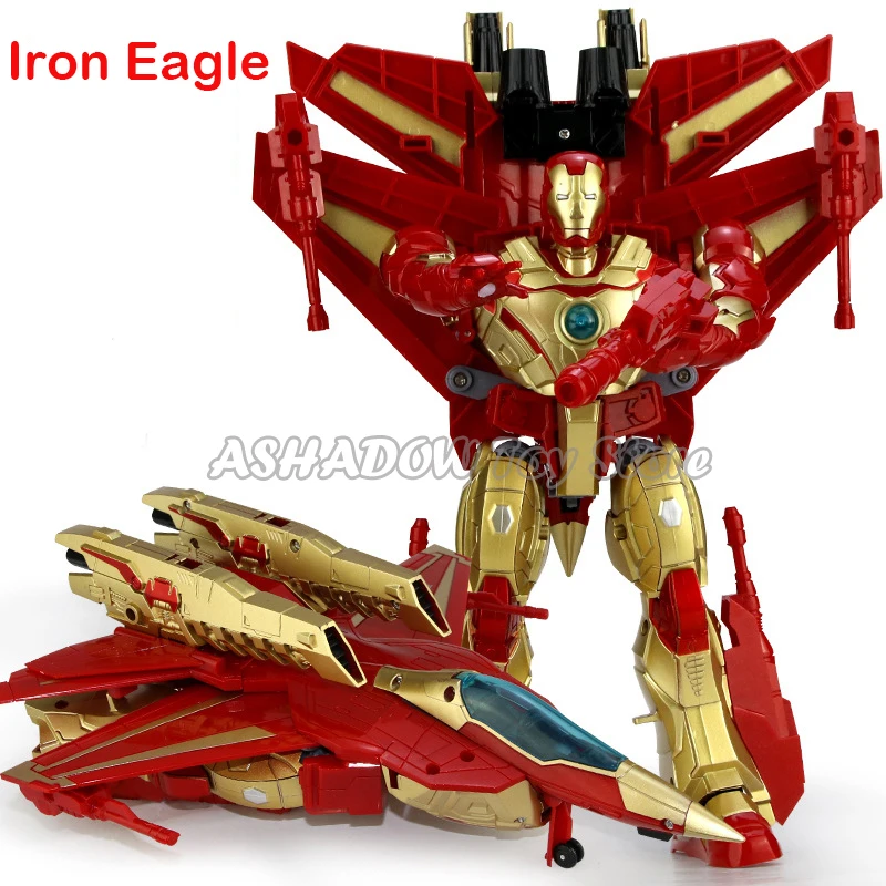 26 см! Деформационный робот самолет Marvel Железный человек капитан фигурки модель
