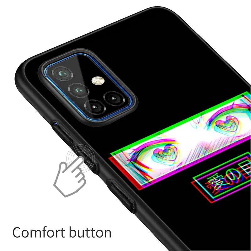 LEWD Sad Japanese Anime Case For Samsung Galaxy M12 M11 M21 M02S M42 M30S M31S M40S M51 M32 M01 J2 Core J6 J8 2018 J4 Plus Cover
