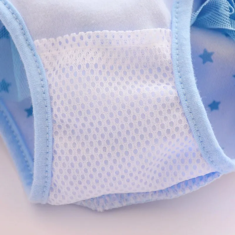 Tow Pcs Dog Bowknot Physiological Pants Two Pack Blue and Pink Cotton All Seasons Dot | Дом и сад