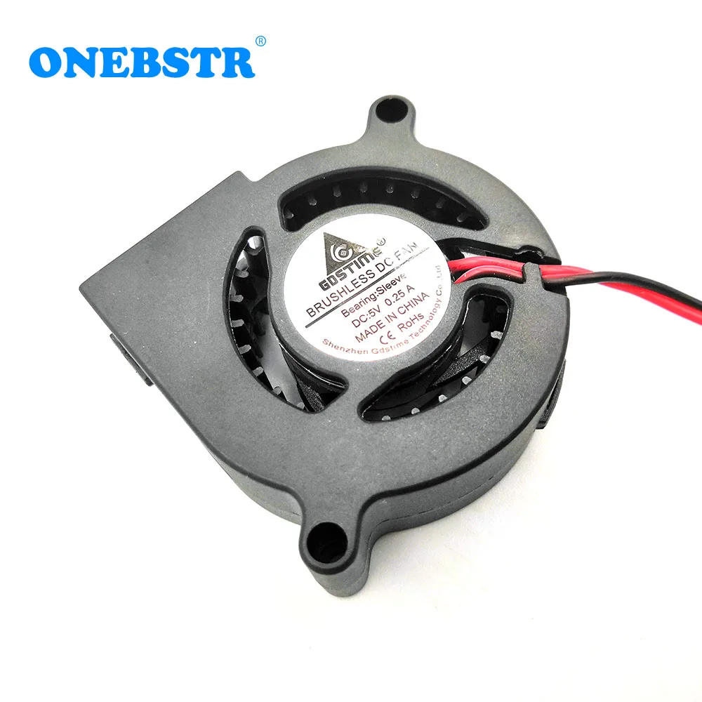 5020 Cooling Turbo Fan DC 5V 12V 24V Brushless Cooler Blower Projector Accessories Turbine XH2.54 2PIN Free Shipping | Компьютеры и