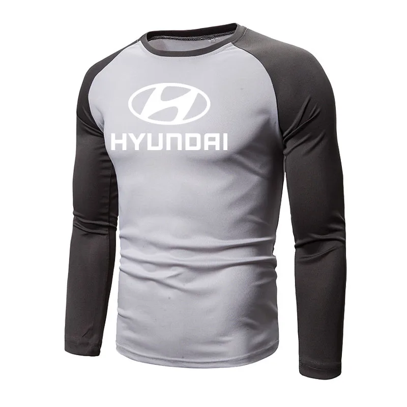 

Fashion Spring Autumn Men's pullover Hyundai Car Logo Printing Casual Cotton Men's Sweatshirt High Quality Men's hoodie