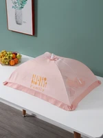 food cover foldable heat preservation cover removable and washable anti flies storage artifact dining table food umbrella