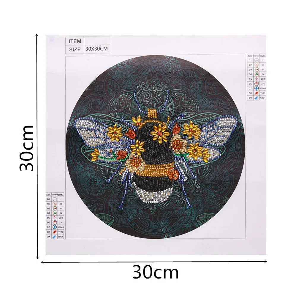 Набор для алмазной вышивки сделай сам картина стразами особой формы с Пчелкой