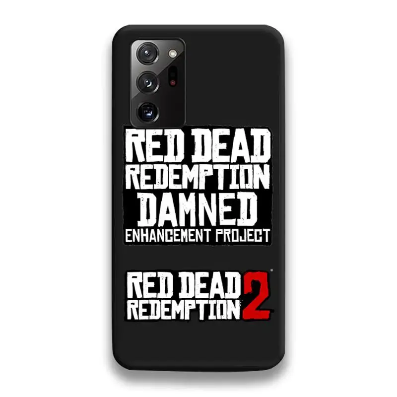 Red Dead Redemption 2 Phone Case For Samsung Galaxy Note20 ultra 7 8 9 10 Plus lite M51 M21 M31S J8 2018 Prime | Мобильные телефоны