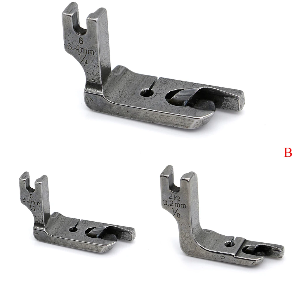 

1/4" 6.4mm 5/16" 8mm Industrial Sewing Machine Hemmer Presser Foot/feet For Juki Brother Typical Consew Sunstar Jack Pfaff