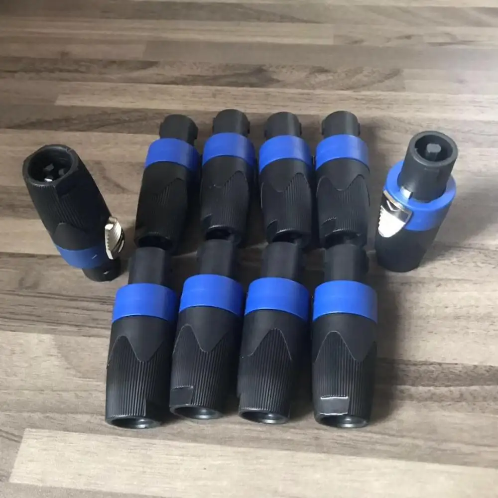 10 шт./лот для профессионального 4 жильного разъема динамика Neutrik NL4FC состояние