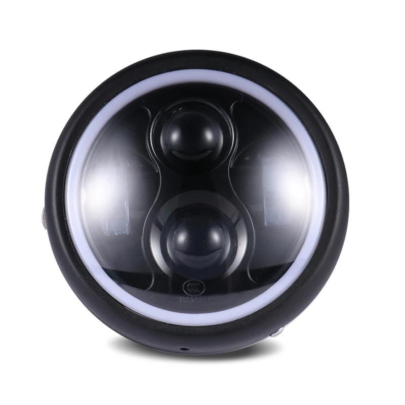 Универсальная светодиодная передняя фара на заказ лампа для мотоциклов Kawasaki Yamaha