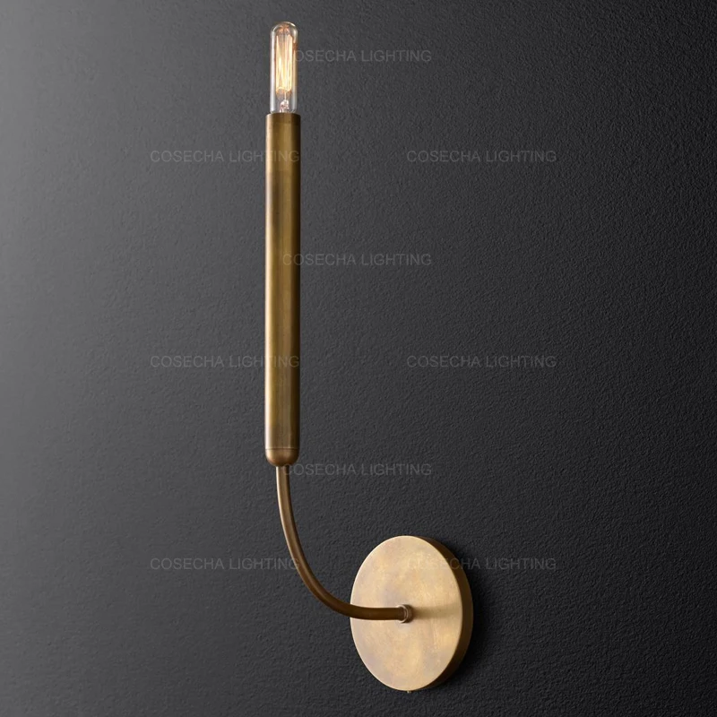 Винтажные Золотые Зеркальные светильники в ванной антикварные бронзовые