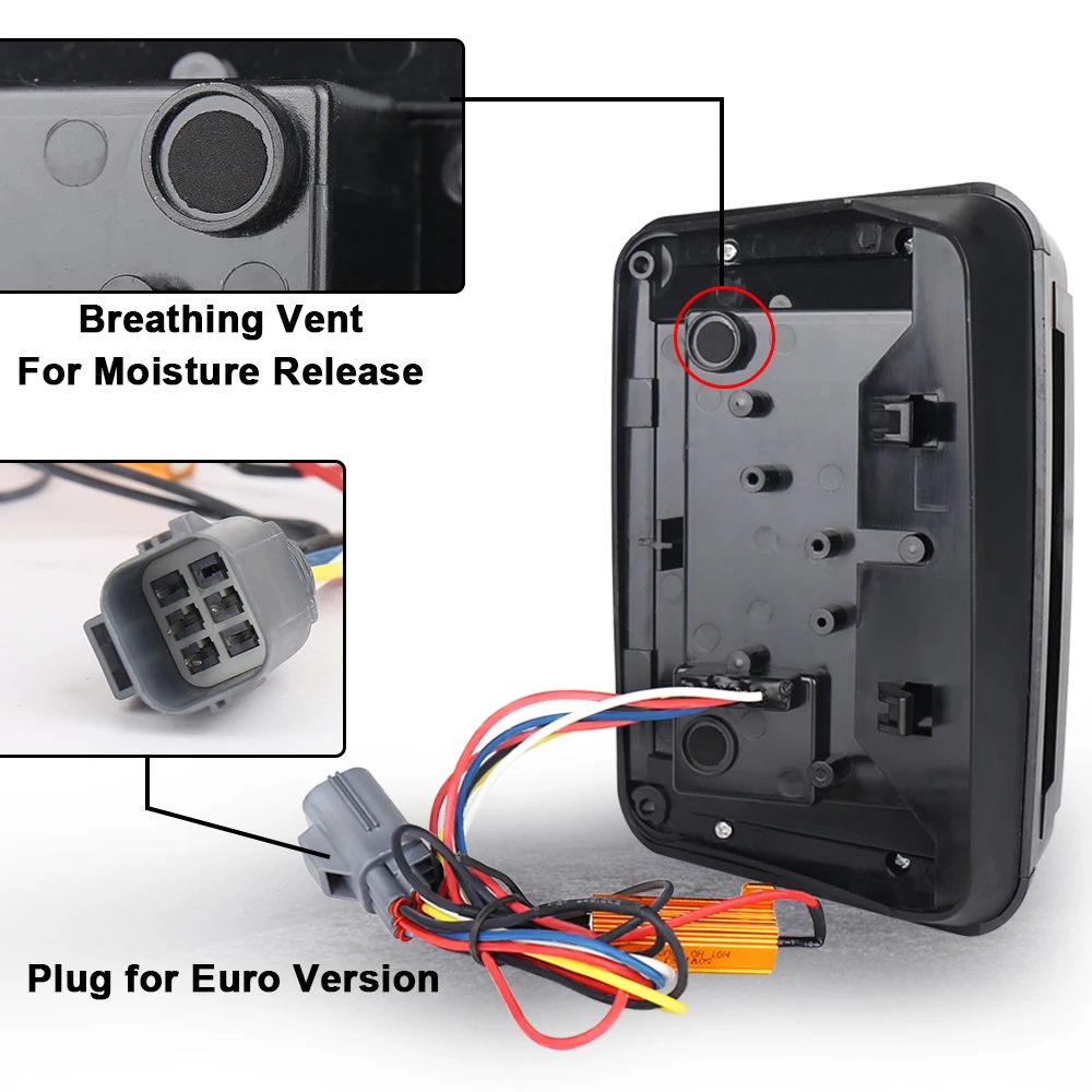 

JK LED Tail Light Back Up Rear Parking Running Lights Tailights EU/US Version