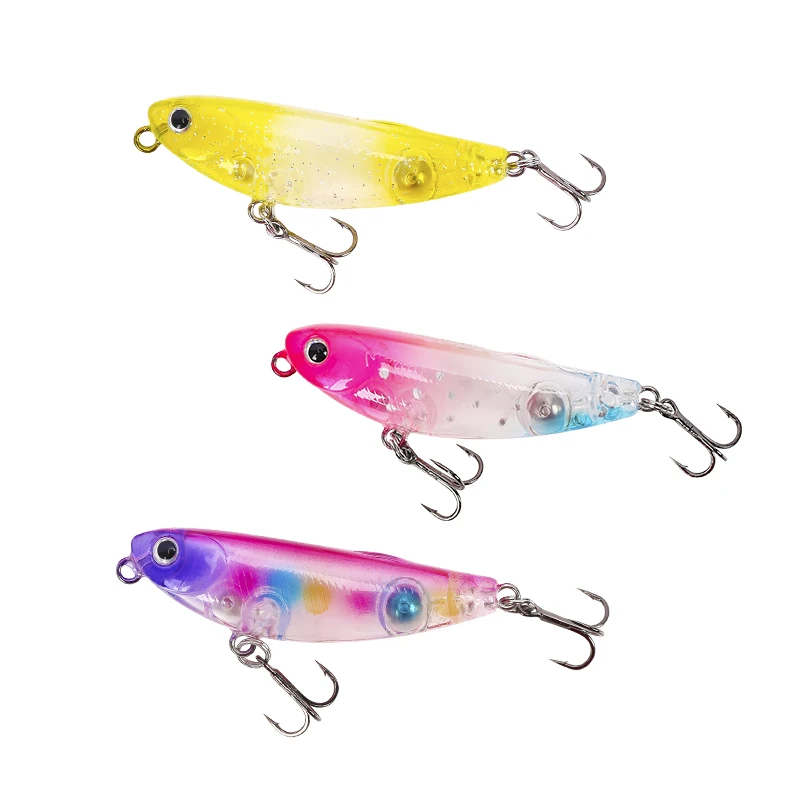 

TSURINOYA DW62 Floating Pencil 50F Hard Lure 50mm 5g Fishing Lure Ropwater Hard Lure Bait Pencil Mini Hard Lure Artificial Baits