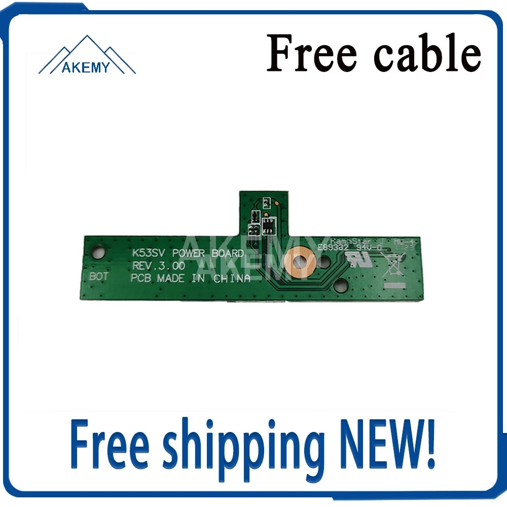 

1- 10 шт. новый оригинальный для For Asus X54H K54HR K54L K54LY X54 K54 Кнопка питания доска переключатель 69N0LJC10C01