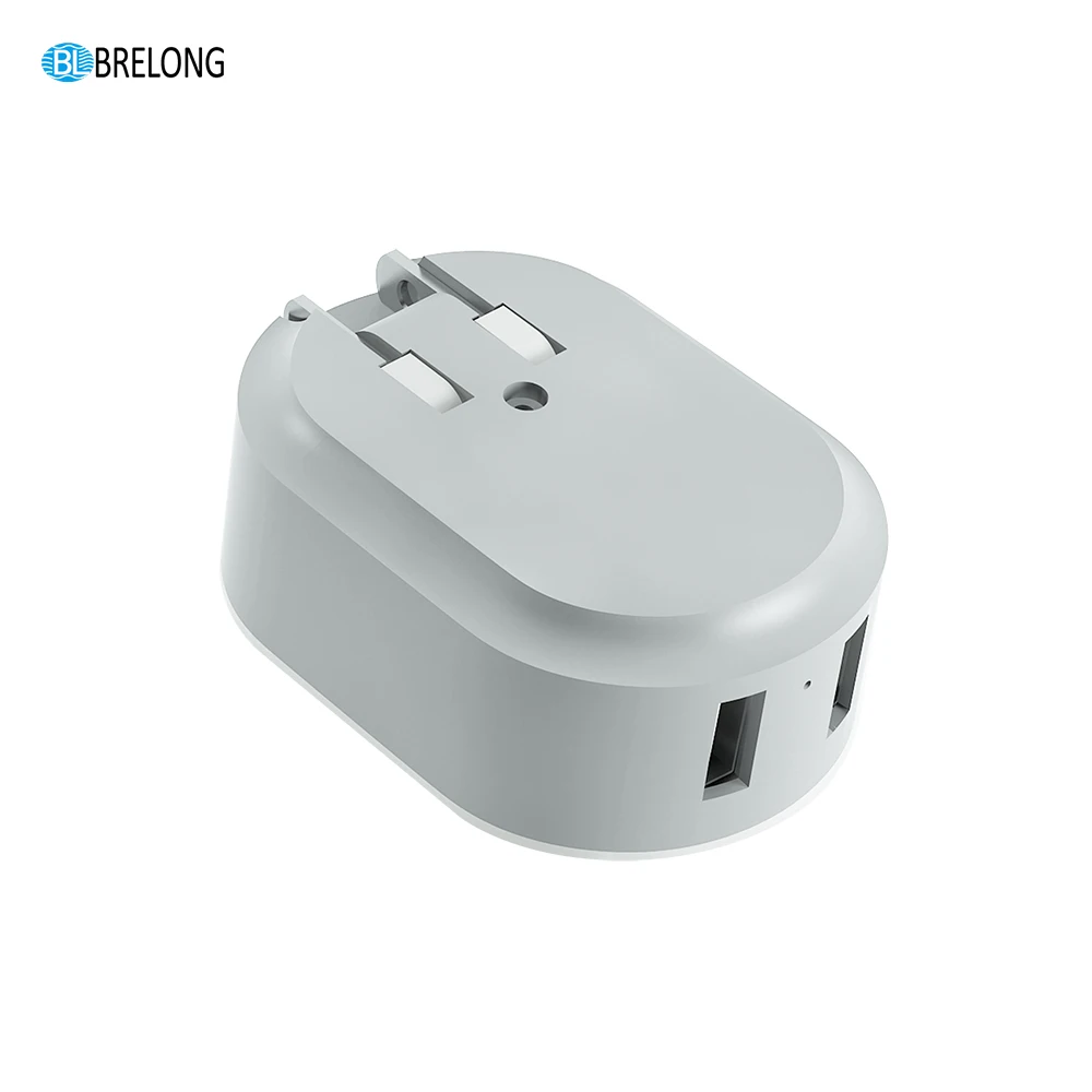 BRELONG Dual Зарядка через USB штекер Ночной светильник на европейскую розетку Офис