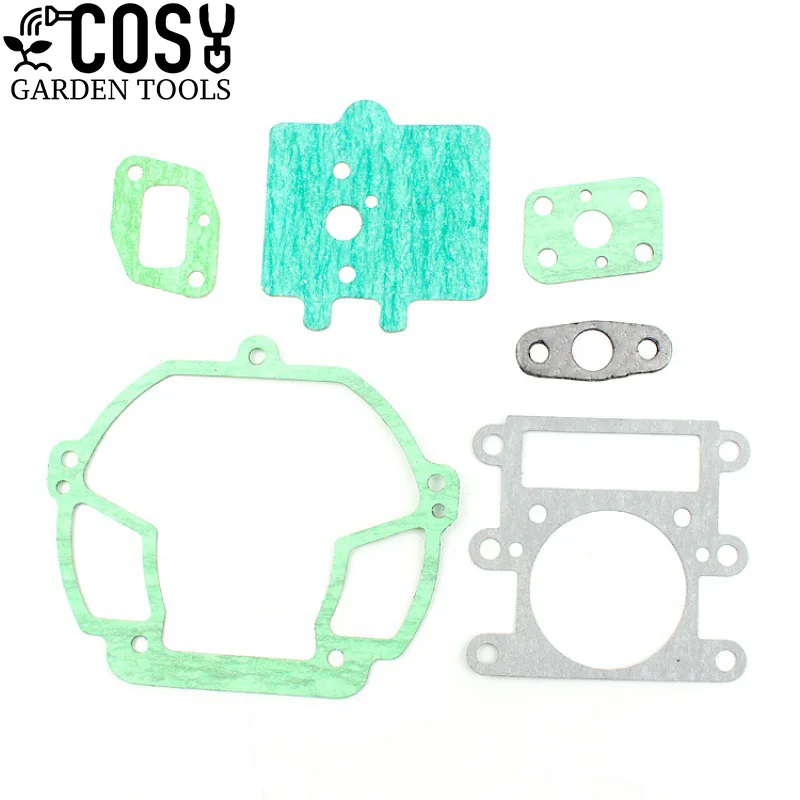 

Gasket set fits For Zongshen S35 Engine Brush Cutter Grass Carburetor Crankshaft Cylinder Insulator Muffler Spare Parts