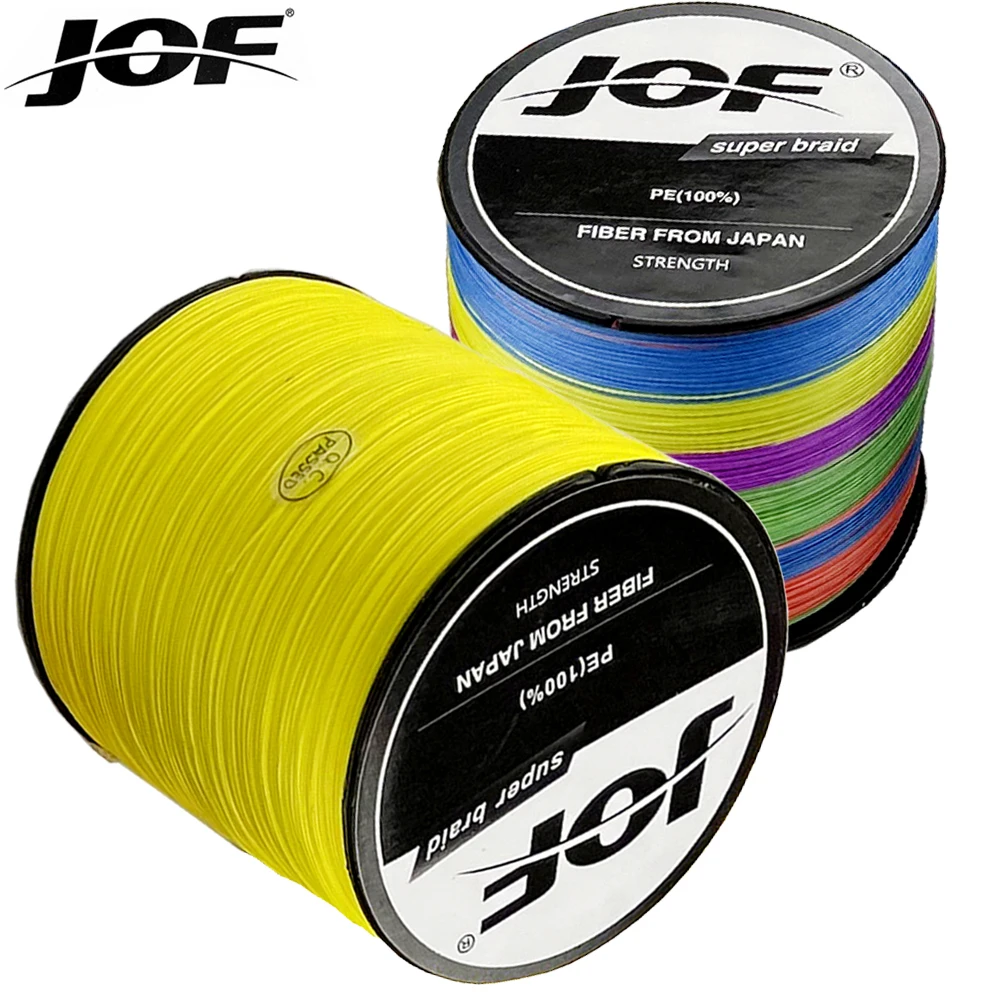 

JOF 300 м 12 нитей 9 нитей плетеная полиэтиленовая сверхпрочная плетеная многонитевая полиэтиленовая рыболовная леска 25-анг. Фунт.