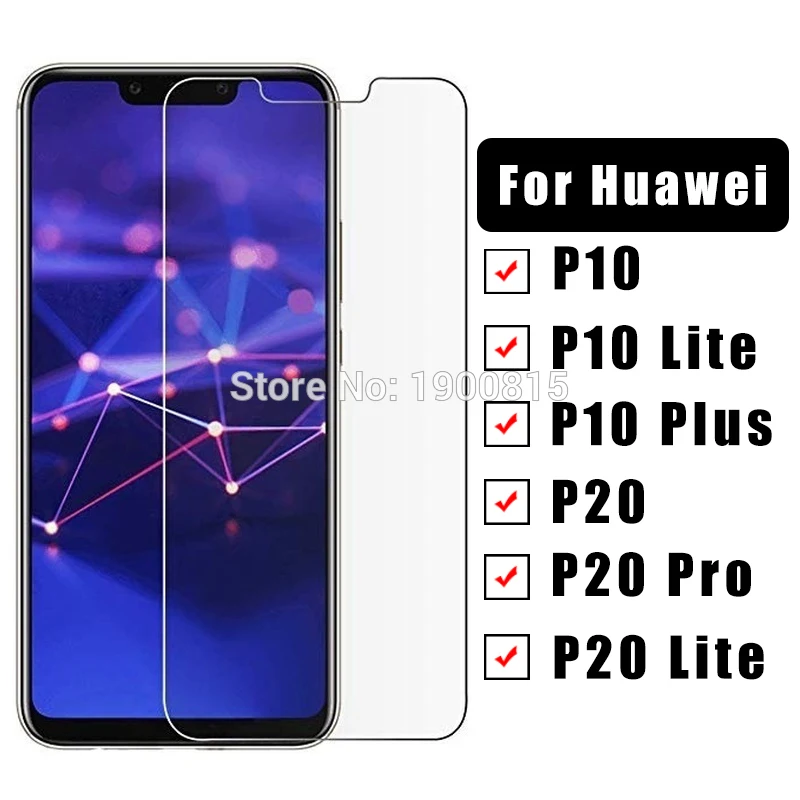 

Protective Glass On For Huawei P20lite Tempered Glas Huavei P20 Pro P20 light P10 lite Plus Tremp Screen Protector Pro20 10lite