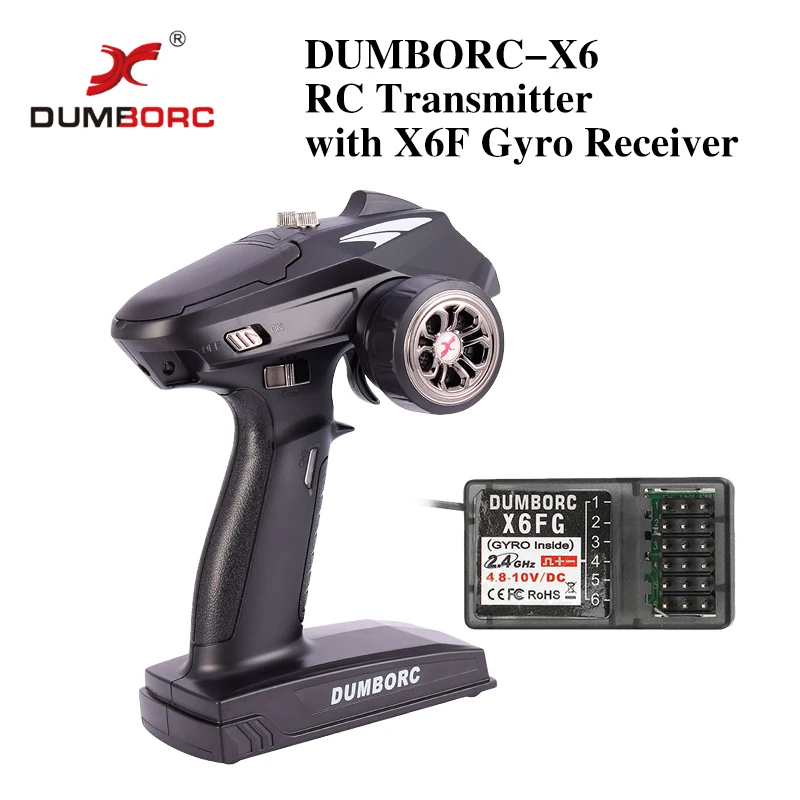 Новый DUMBORC X6 6CH 2 4G RC Радио контроллер передатчика с смешанный режим + X6FG приемник