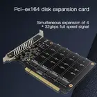 PCI-E сигнальная раздельная карта-Массив PH44 NVME 4, карта-массив с поддержкой SSDM.2 PCI-E устройства M.2 NVME протокола жесткого диска