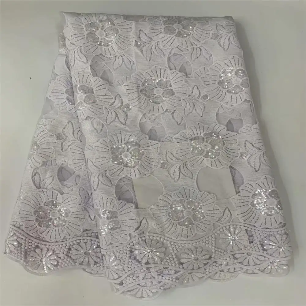 2020 горячая Распродажа африканская кружевная ткань с блестками нигерийская