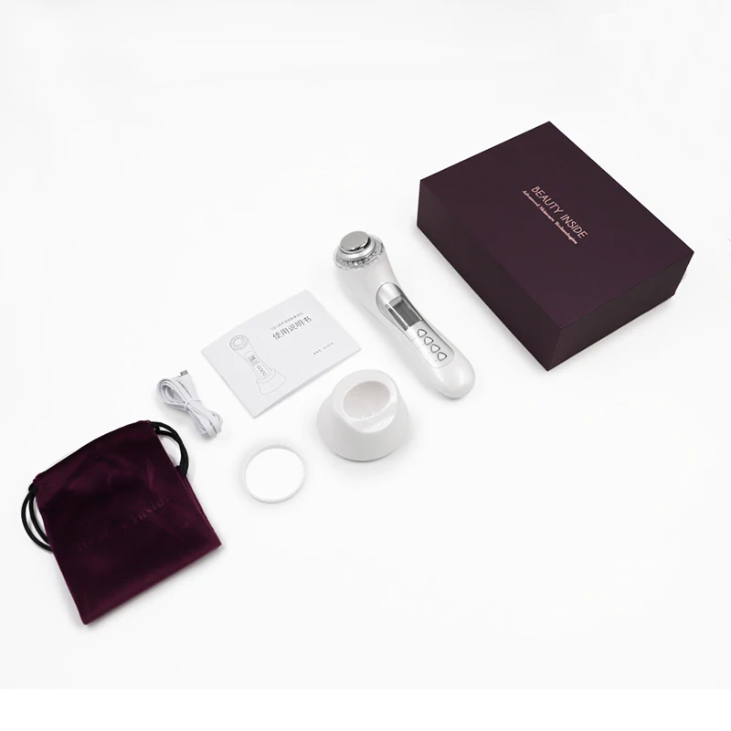 

3Mhz Ultrasonic Ion Facial Massager LED Photon Galvanic Spa Skin Cleaning Face Lifting Ultrasound Microcurrent Beauty Machine