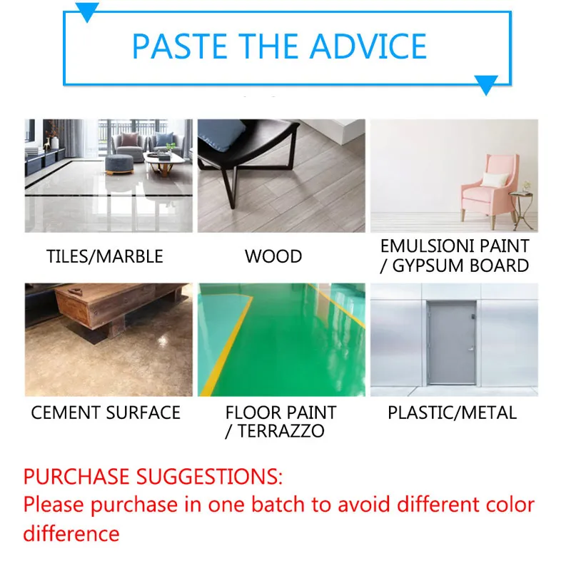 1pcs-20pcs Floor Stickers Self Adhesive Waterproof Marble Wall Sticker Bathroom living room Renovation Decals Ground Decor | Дом и сад