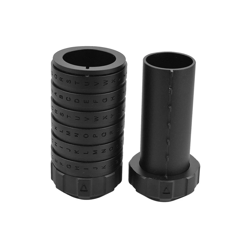 Fashion New Style Educational toys Cryptex locks gift ideas Da Vinci Code lock to marry lover escape chamber props Black