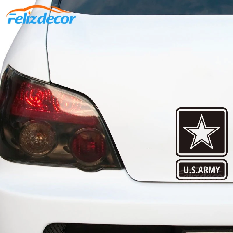 Армии США декорированный звездами кузовных наклеек и Графика наклейка на окно