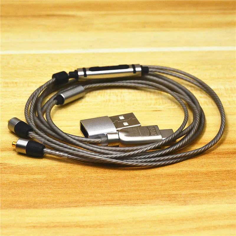 ЦАП декодирование типа c ALC5686 чип адаптер для Sennheiser Ie8 IE80 IE8I Для Shure MMCX Se215 SE846