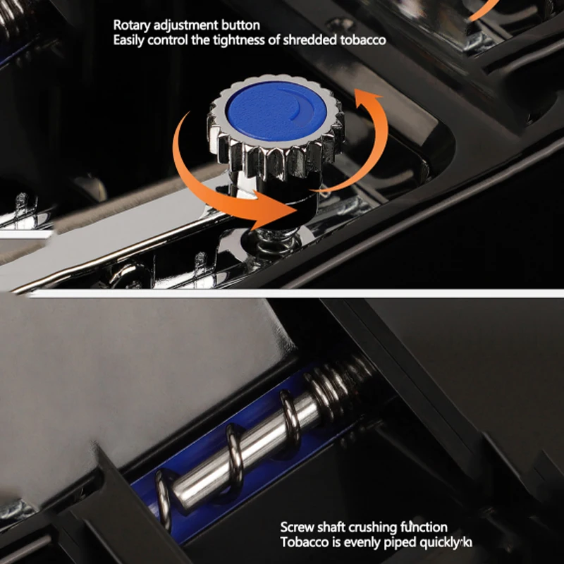 Перезаряжаемая электрическая автоматическая машина для катания сигарет, производитель табака, ролик для создания курительных принадлежностей DIY на.