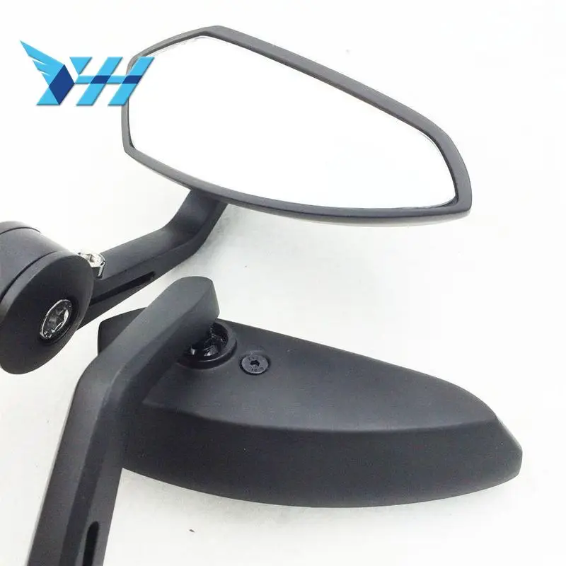 

Motorcycle Mirrors Black For Honda For Suzuki For Kawasaki For Yamaha 7/8" 1" diameter Handles
