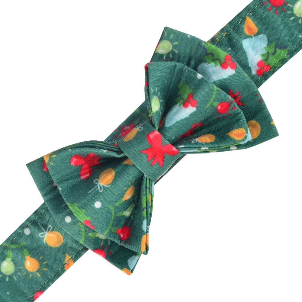 Рождественские товары ошейник для снежной собаки милый воротник с бантом мягкий