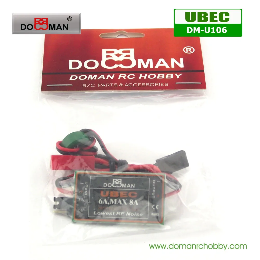 1 шт./лот DM-U106 DOMAN RC высокое напряжение 6v/7 4 v 6A выход 2s-6S/8-25 5 V входной переключатель