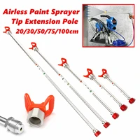20305075100cm sprayer extension rod airless paint spray guns tip extension pole for titans wagner spraying machine