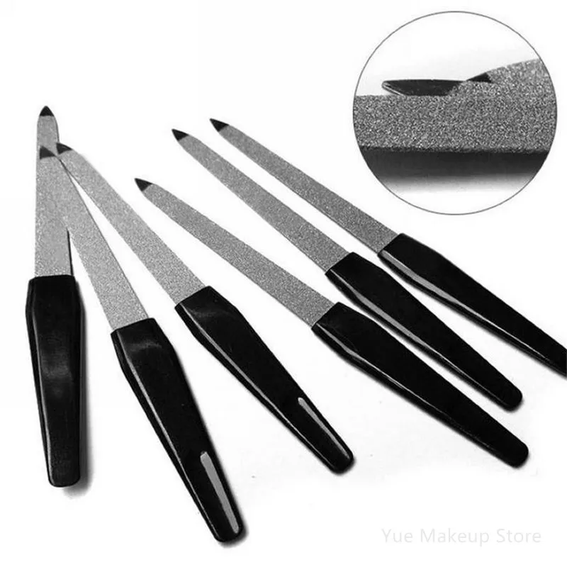 

Wholesale Double Sided Metal Nail Files Edge Manicure Grooming Pro Manicure Pedicure Tool High Quality Nail Files 30#