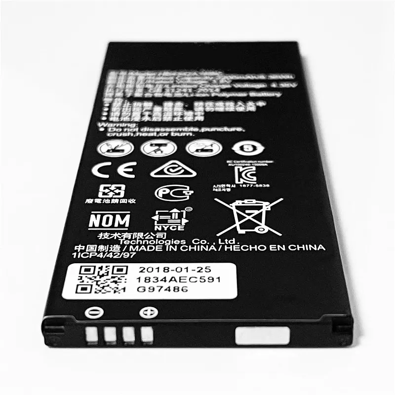 3 8 V 2200 мА/ч HB4342A1RBC для Huawei Y6II компактный LYO L21 L01 батарея|Аккумуляторы мобильных