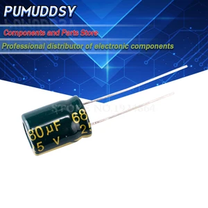 20 шт., электролитический конденсатор 25V680UF 10X13 680 мкФ 25V 10*13 мм