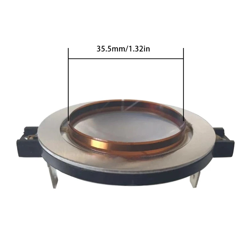 

2pcs Replacement Diaphragm For RCF ND1411, For RCF ND1410, For RCF CD1411 8ohm Diaphragm Voice Coil 35.5mm