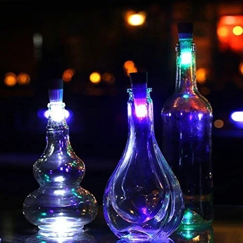 2021 перезаряжаемый светящийся USB Круглый фонасветильник для вина теплый белый