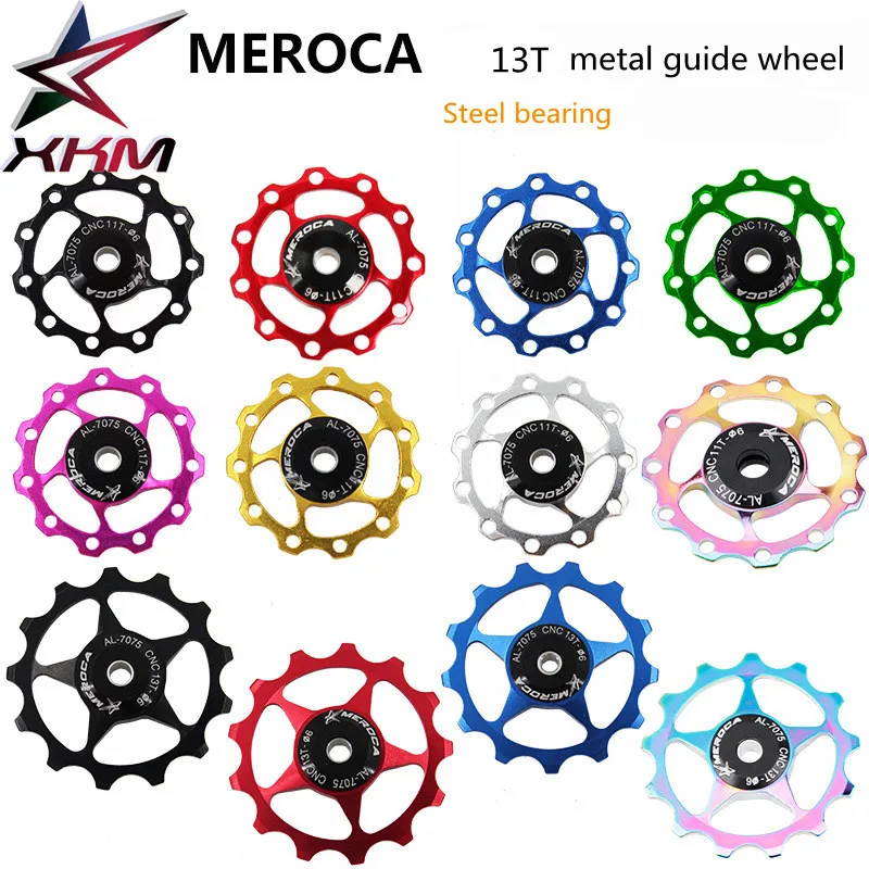 MTB shift wheel rear dial wheel 13T gear road bike parts TCompatible 8S/9S/10S/11S Fit for 4/5/6 mm roller screw axis