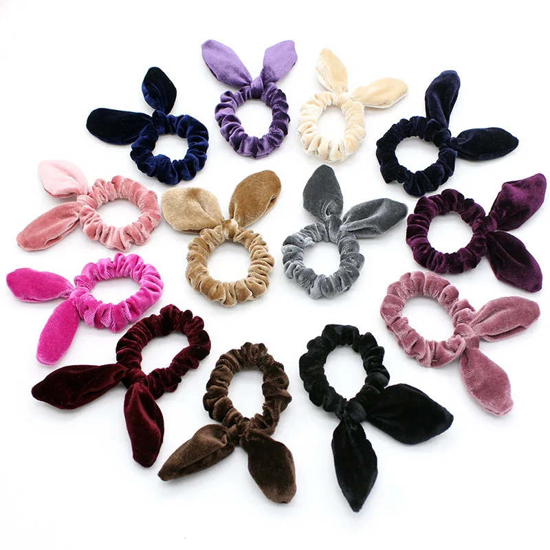 Женские резинки для волос Бархатные эластичные женские волосы головные уборы