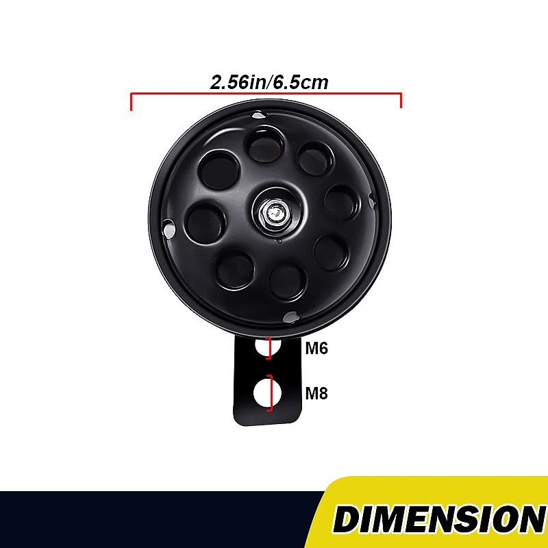 

Eliteson Mount Electric Horn For Car Motorcycle 12V 105dB 1.5A Truck SUV Waterproof Universal Vehicle
