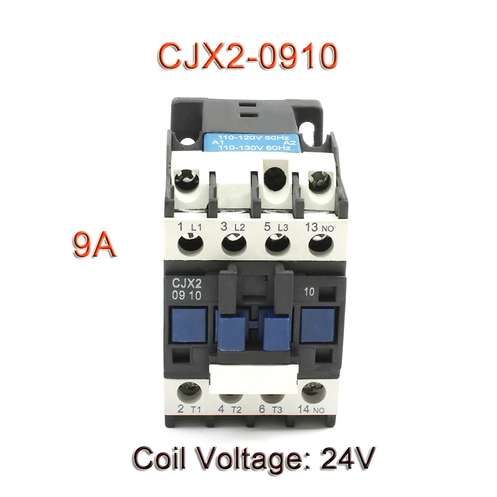 0910-24V CJX2,CJX2-0910 LC1 CJX2-0910 CJX2-1210 CJX2-1810 380v 9a ac contactor 380V AC 9A /12A/18A 50 HZ/60HZ 220V 110V orginal - Цвет: 0910-24V